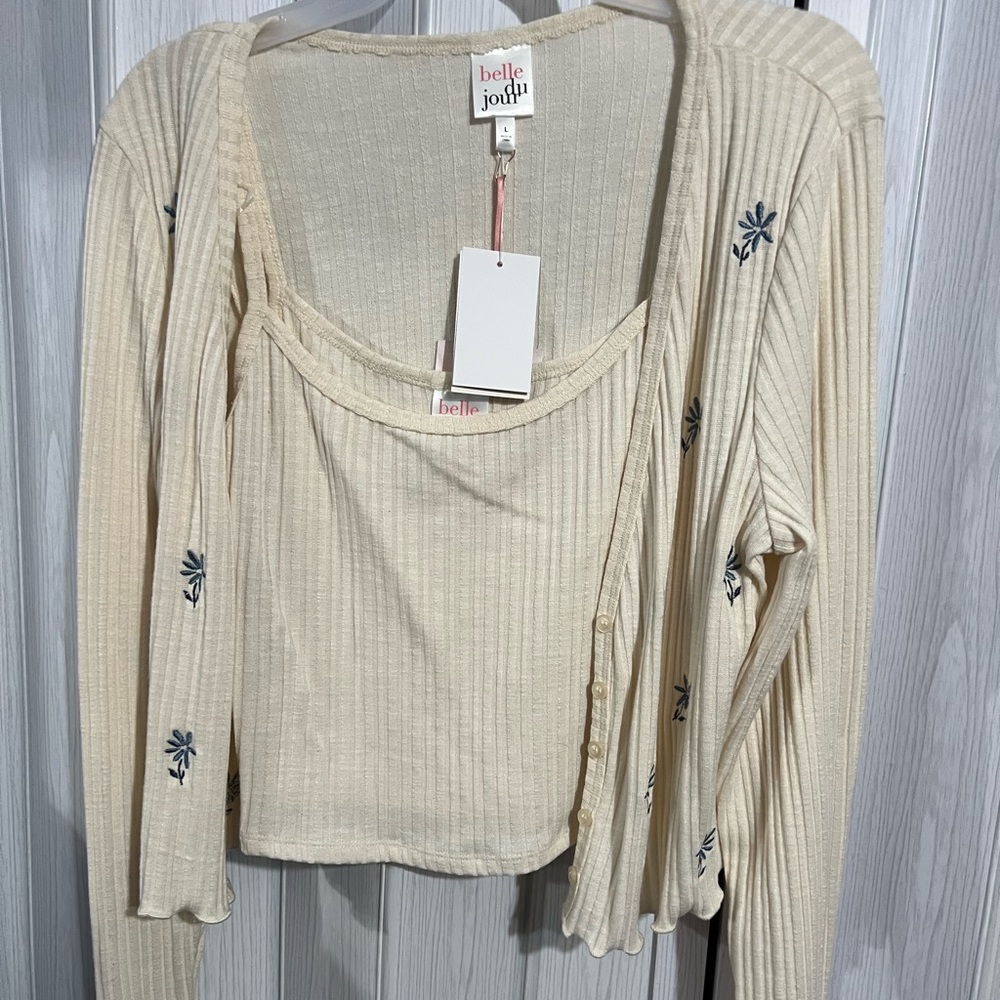 2 piece sweater w/ tank top